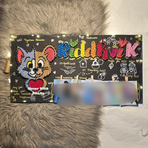 Cuteness legends: Tom, Jerry & You- name string art