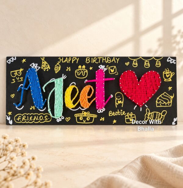 Single Name plate- String Art