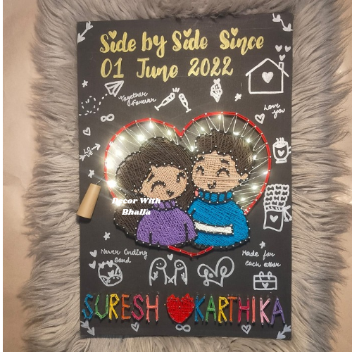 A lifelong bond string art