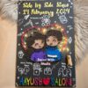 A lifelong bond: couple string art