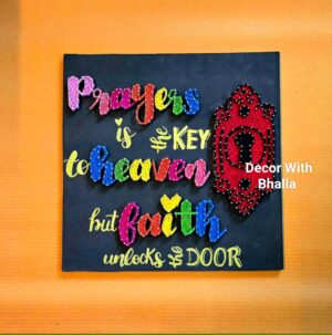 Pray & believe string art