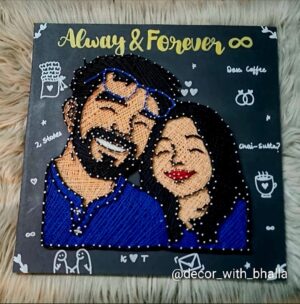 Depiction of flames- personalized portrait