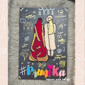 Bride & groom- wedding hashtag