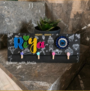 Single name with evil eye- Rakhi edition