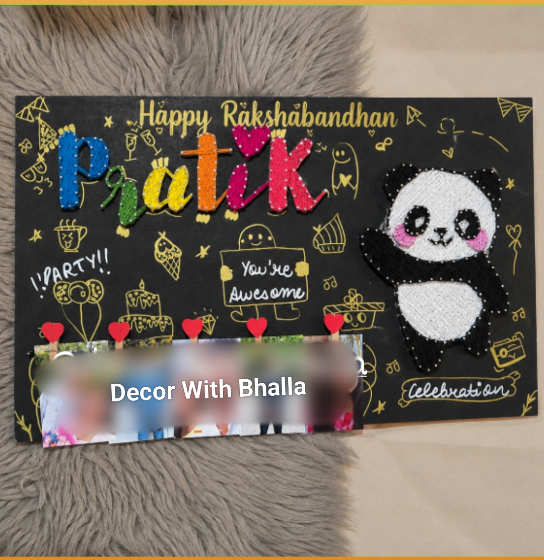 Rakshabandhan on the way- Panda edition