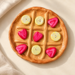 Tic tac toe pancake
