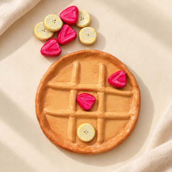 Tic tac toe pancake